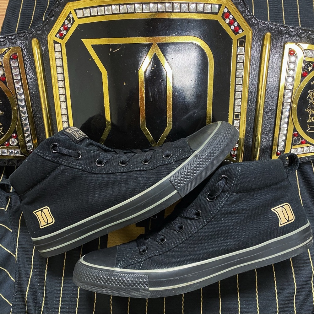 Black High-Top Sneakers